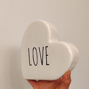 White Heart-Shaped Love Decor